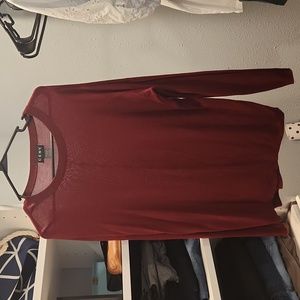 Perfect condition burgundy sweater